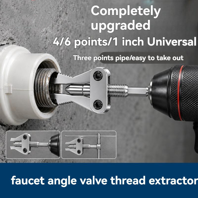Broken Pipe Extractor Tool removing broken threaded pipe