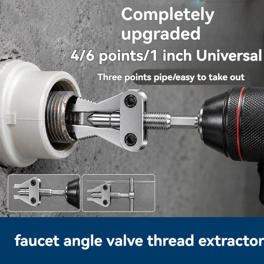 🛠️Broken Pipe Thread Extractor, Universal 1/2\" 3/4\" 1\" Pipe Nipple Remover